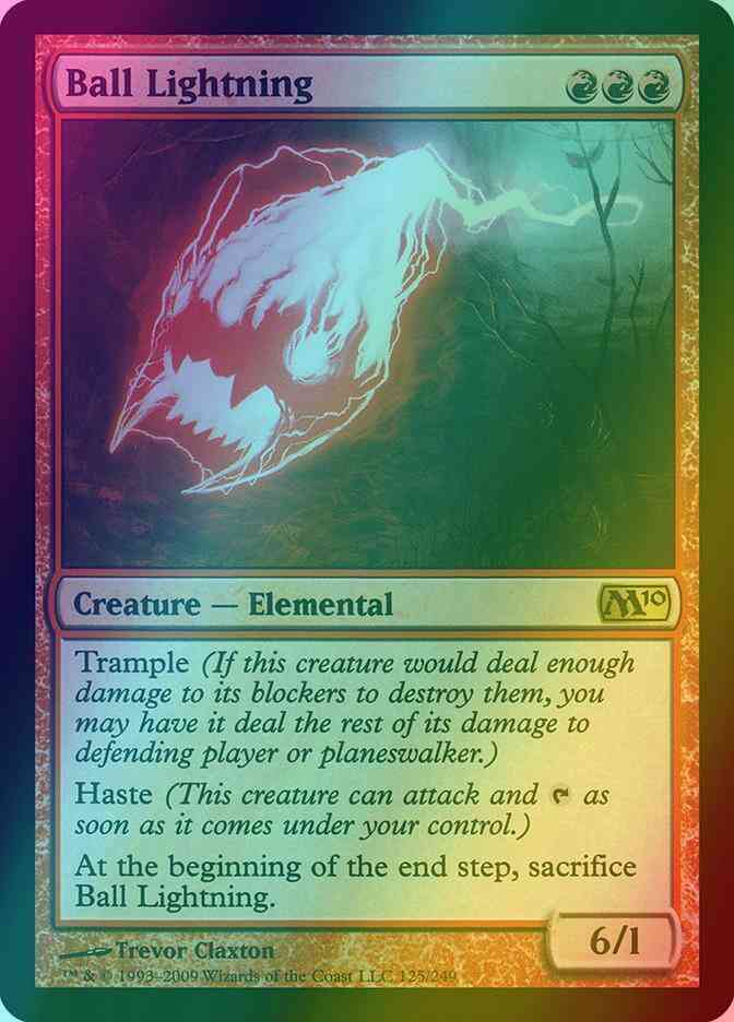 Ball Lightning [125] [Magic 2010] [Foil]