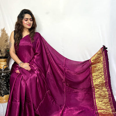 Modal Silk Lagdi Zari Pallu Saree