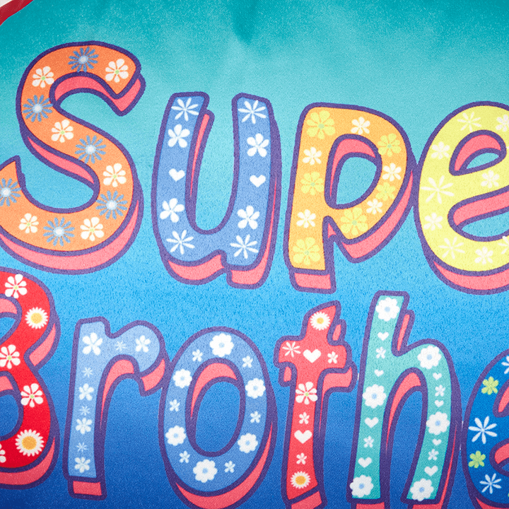 SUPER BROTHER SHAPED DIGITAL CUSHION COVER