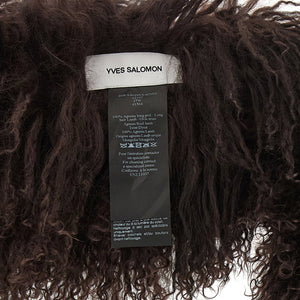 Yves Salomon Mongolian Sheepskin Scarf