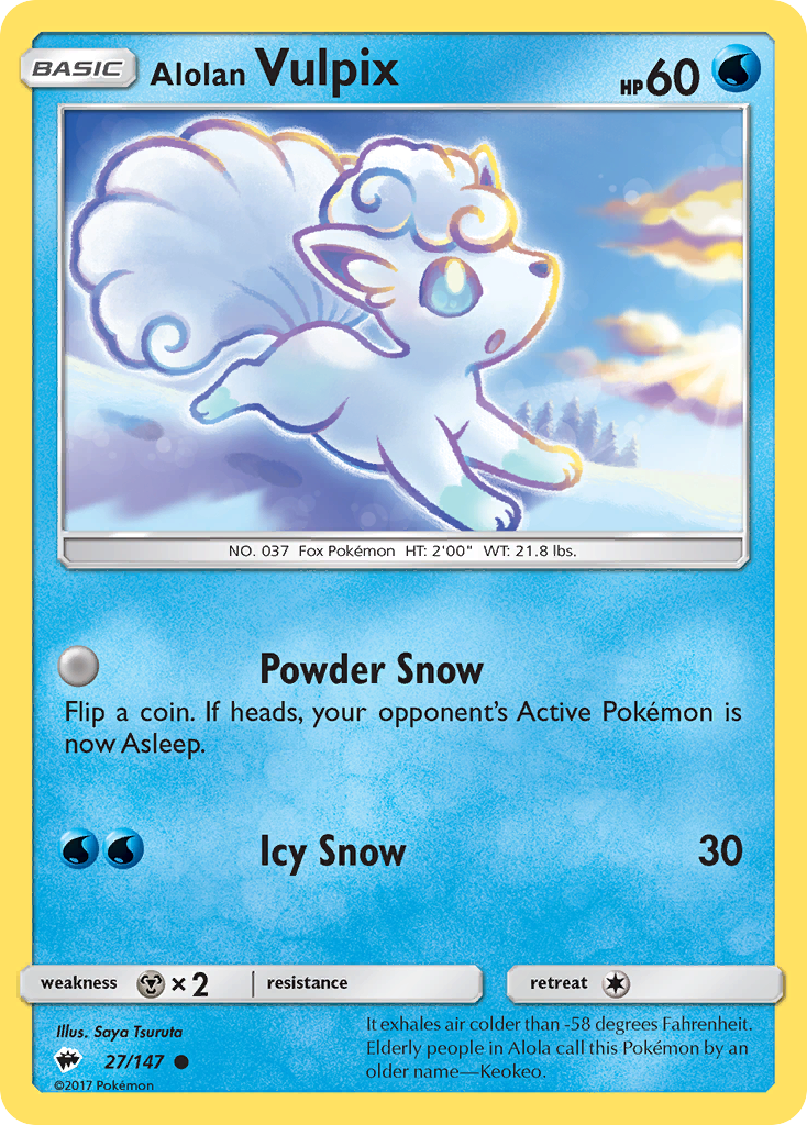 Alolan Vulpix - 27/147 - Common