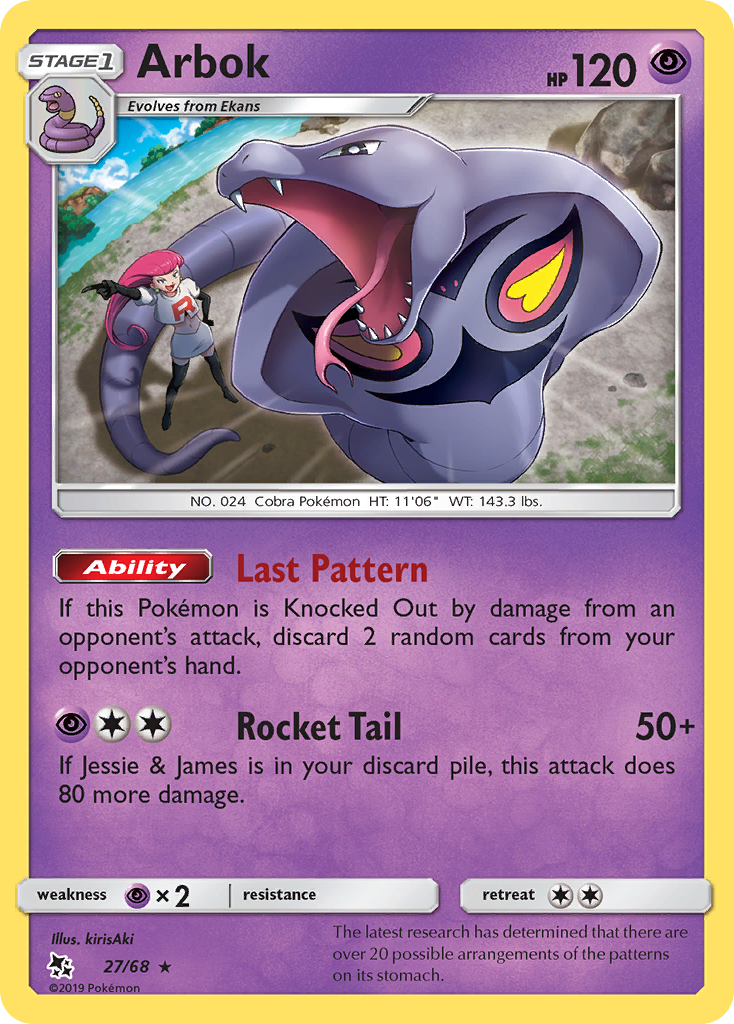 Arbok - 27/68 - Rare