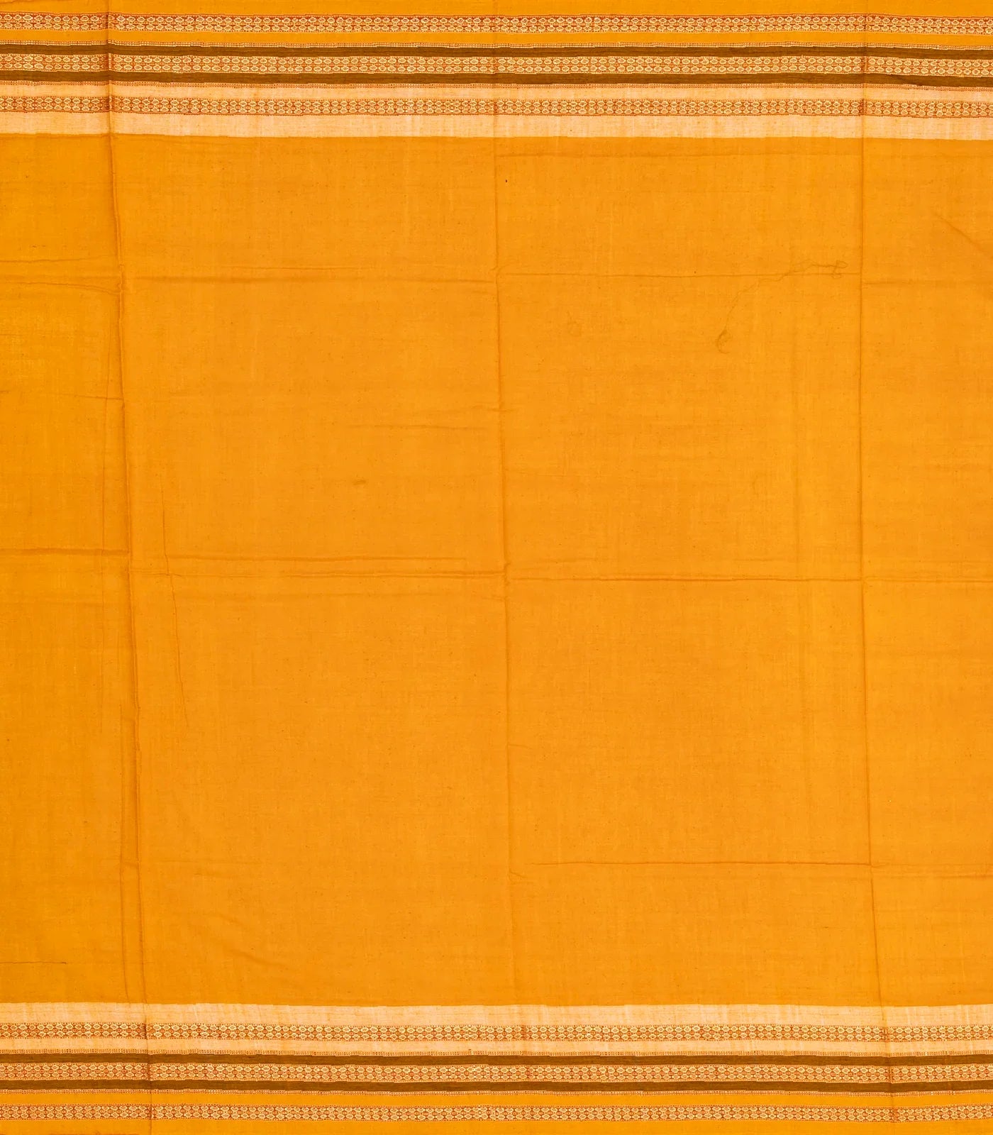 Dark Grey Handloom Orissa Cotton Saree With Mustard Tie & Dye Motifs