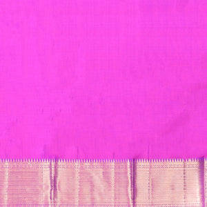 Blue zari buttas silk saree, contrast traditional zari design border & intricate pallu