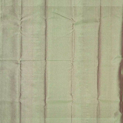 Bubblegum Pink Handloom Kanchipuram Silk Saree With Floral Motifs