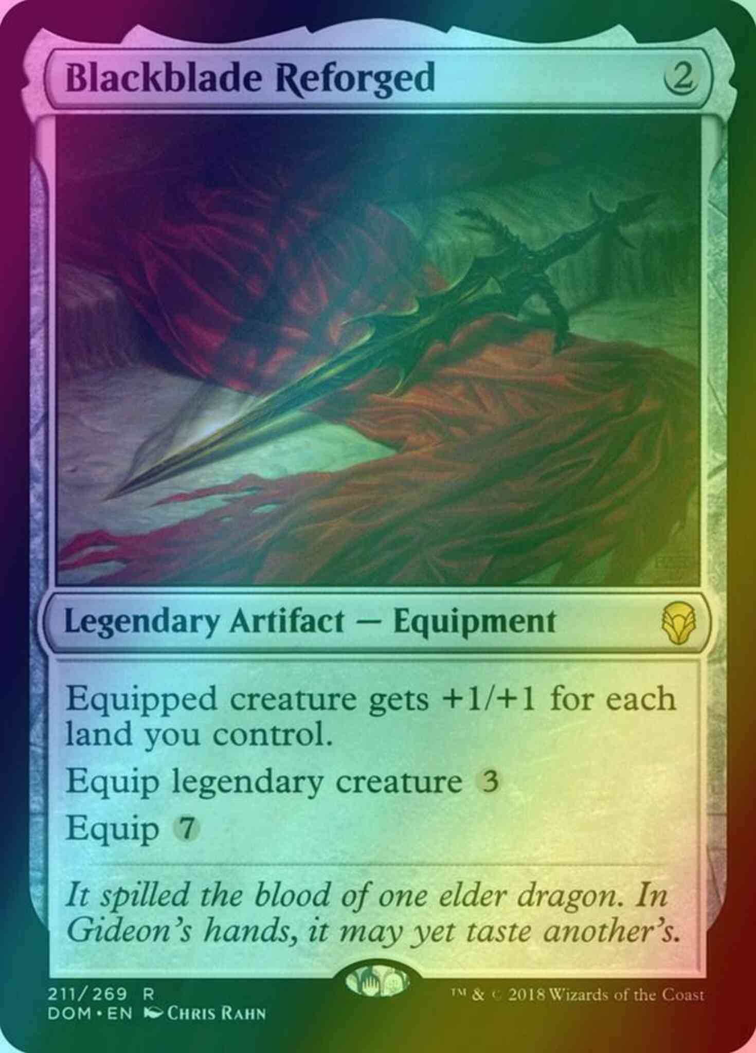 Blackblade Reforged [211] [Dominaria] [Foil]