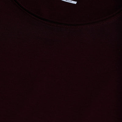Maroon Stretch Full Sleeve T-Shirt