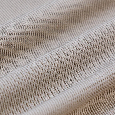 Beige Lace-Up Textured Hoodie