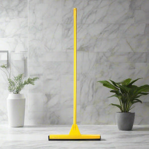Classy Touch Floor Wiper With Stick | Yellow