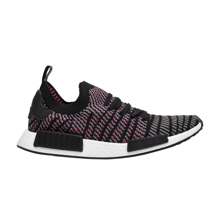 adidas NMD R1 STLT Black Grey Solar Pink