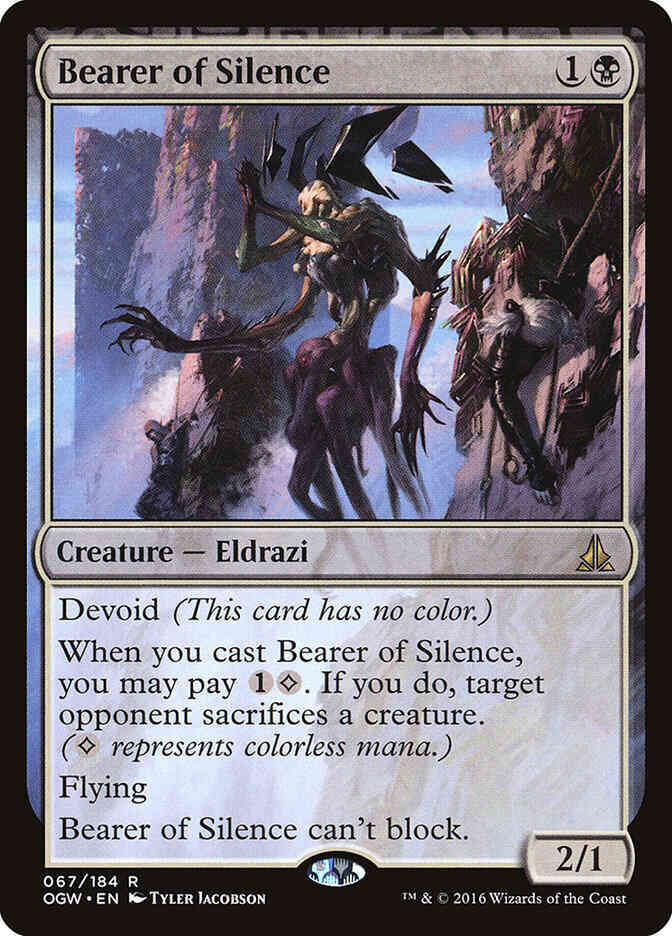 Bearer of Silence [67] [Oath of the Gatewatch] [Non-Foil]
