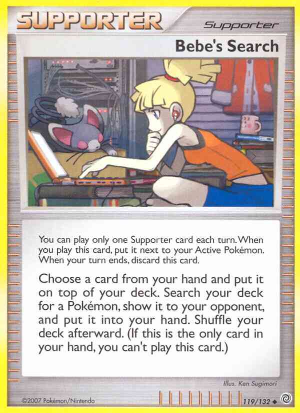 Bebe's Search - 119/132 - Uncommon [dp3-119] [Non-Holo]