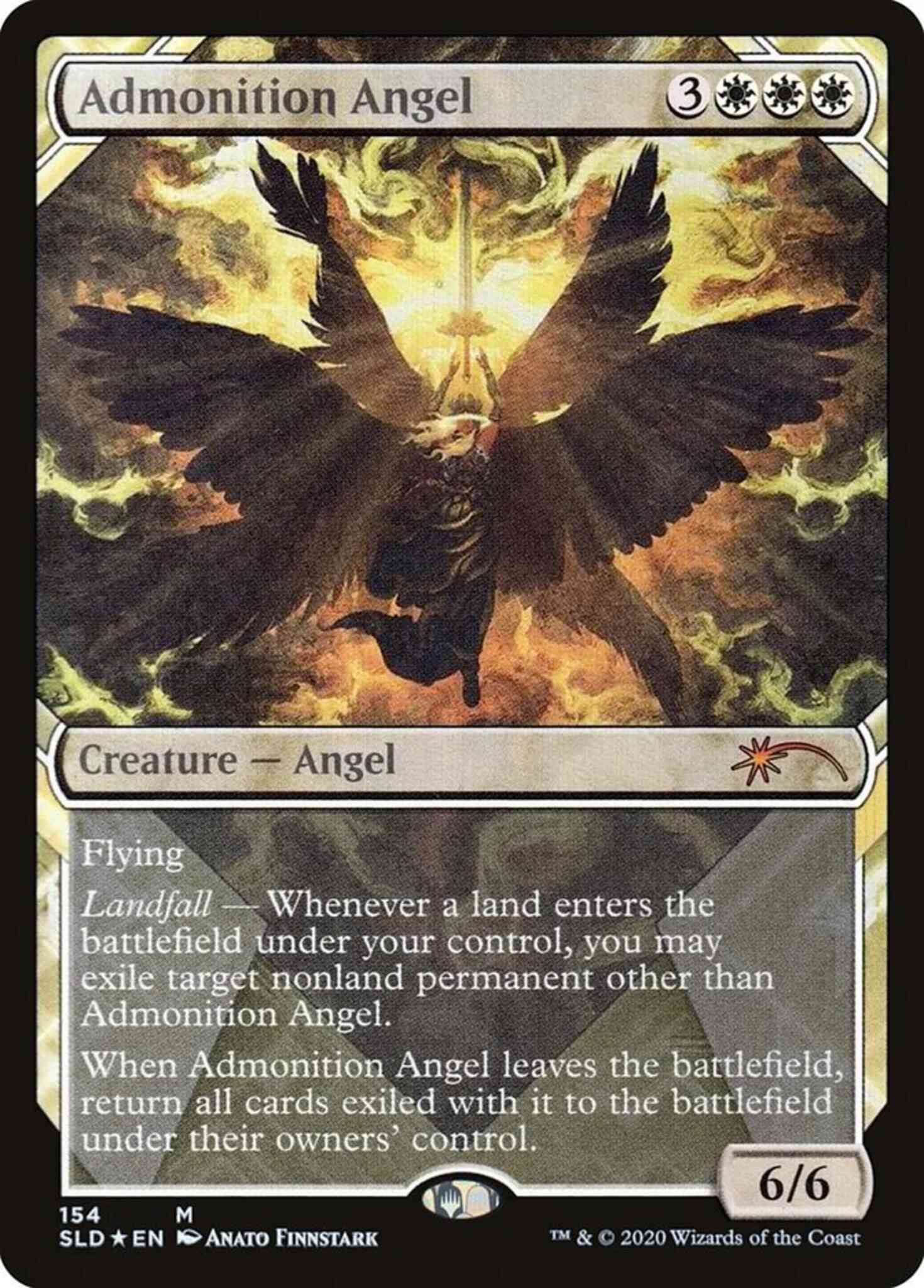 Admonition Angel [0154] [Showcase: Zendikar] [Secret Lair Drop] [Non-Foil]