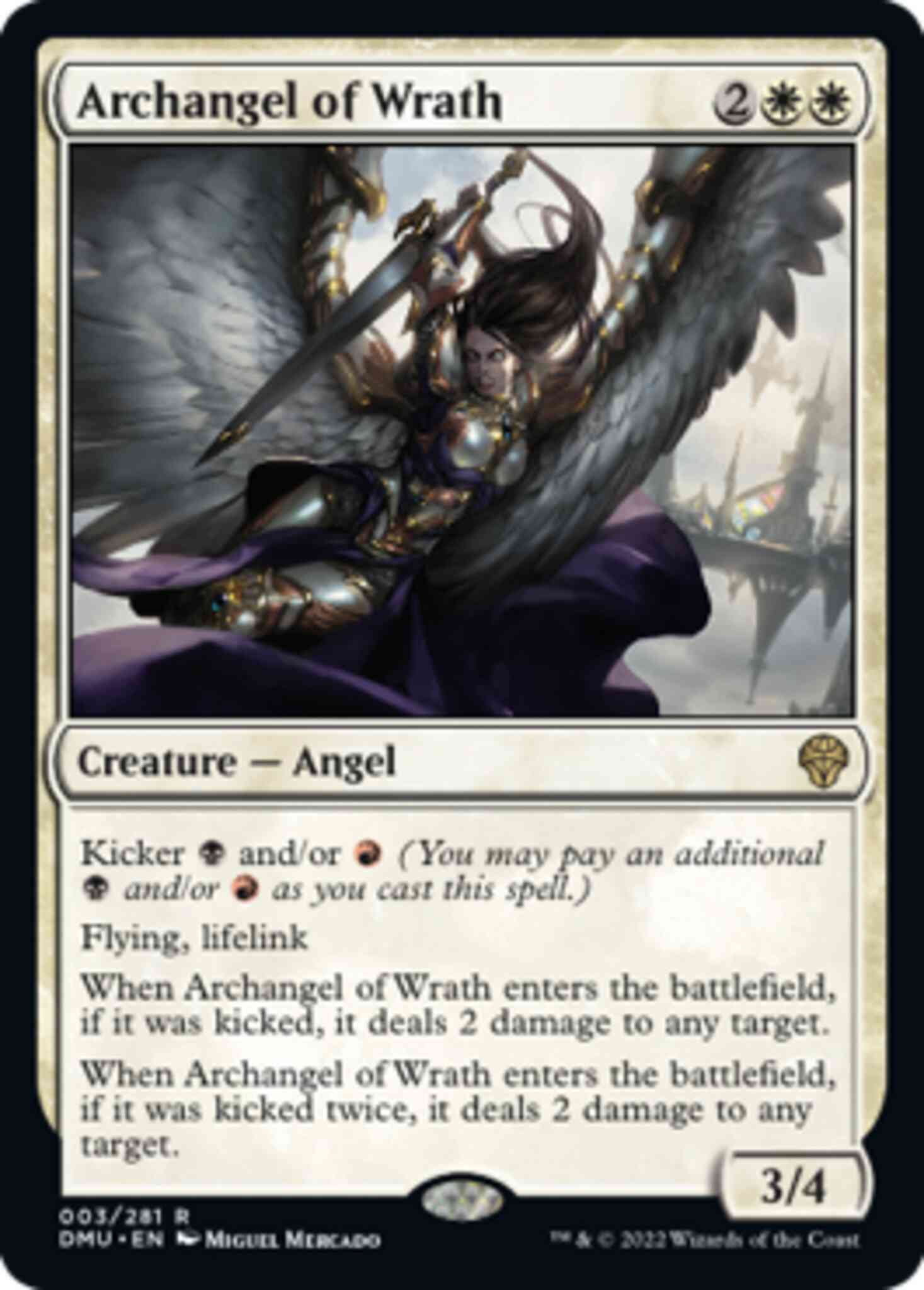 Archangel of Wrath [3] [Dominaria United] [Non-Foil]