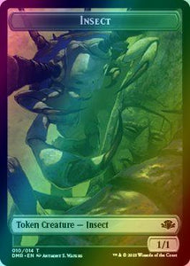 Bird Token (01) // Insect Token (10) [Dominaria Remastered: Tokens] [Foil]