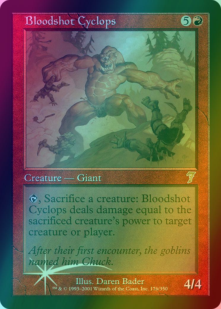 Bloodshot Cyclops [176x] [Seventh Edition] [Foil]