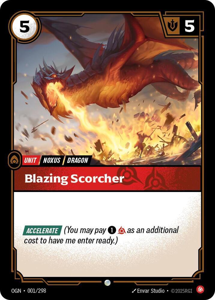 Blazing Scorcher - 001/298 [Origins] [Non-Foil]