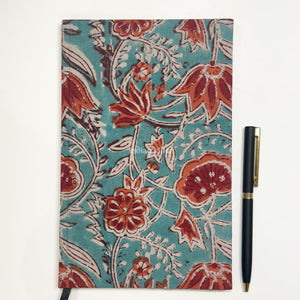 Hand Block-Print Handmade Woven Cotton Fabric Cover Diary