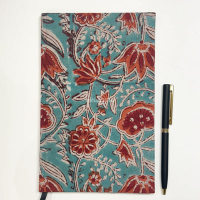 Hand Block-Print Handmade Woven Cotton Fabric Cover Diary
