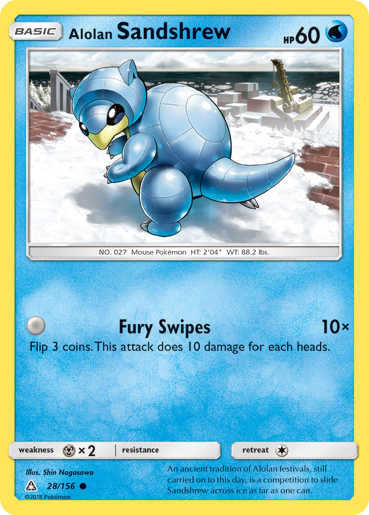 Alolan Sandshrew - 28/156 - Common