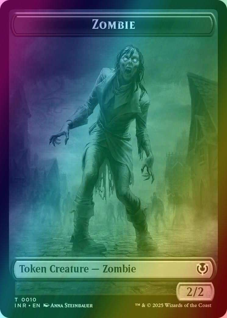 Blood Token (21) // Zombie Token (10) [Innistrad Remastered: Tokens] [Foil]