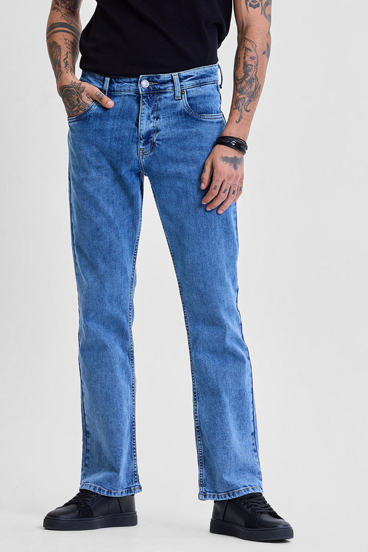 Blue  Bootcut Jeans