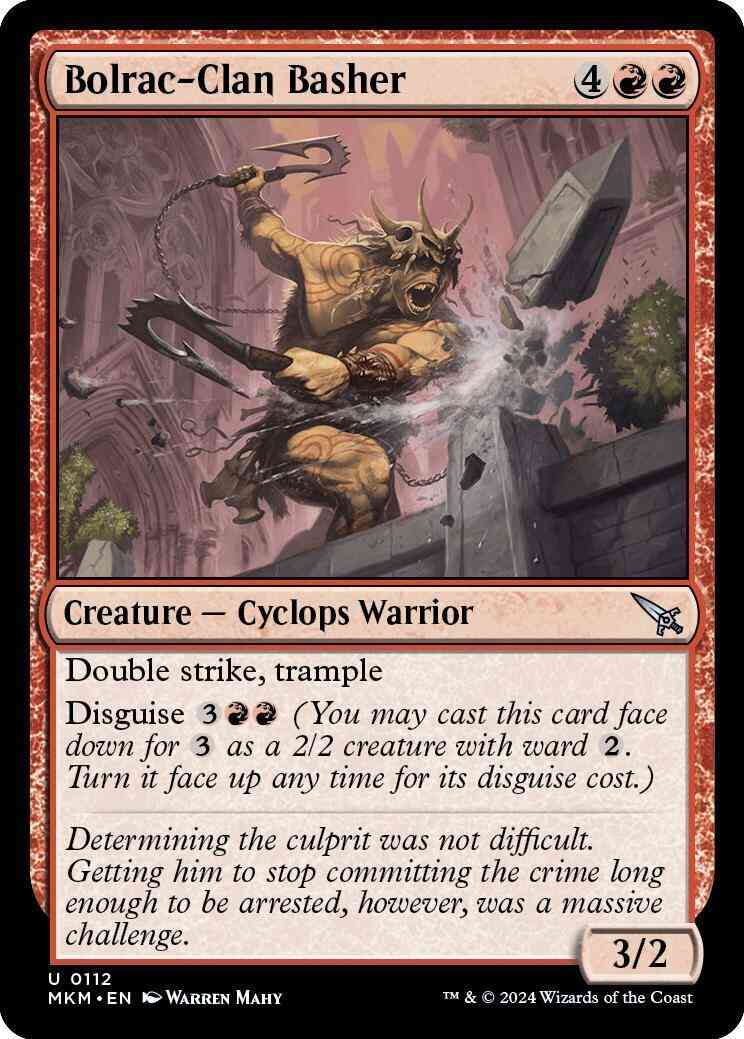 Bolrac-Clan Basher [112] [Murders at Karlov Manor] [Non-Foil]