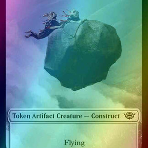 Ballistic Boulder Token (08) // Food Token (10) [The Lord of the Rings: Tales of Middle-earth: Tokens] [Foil]