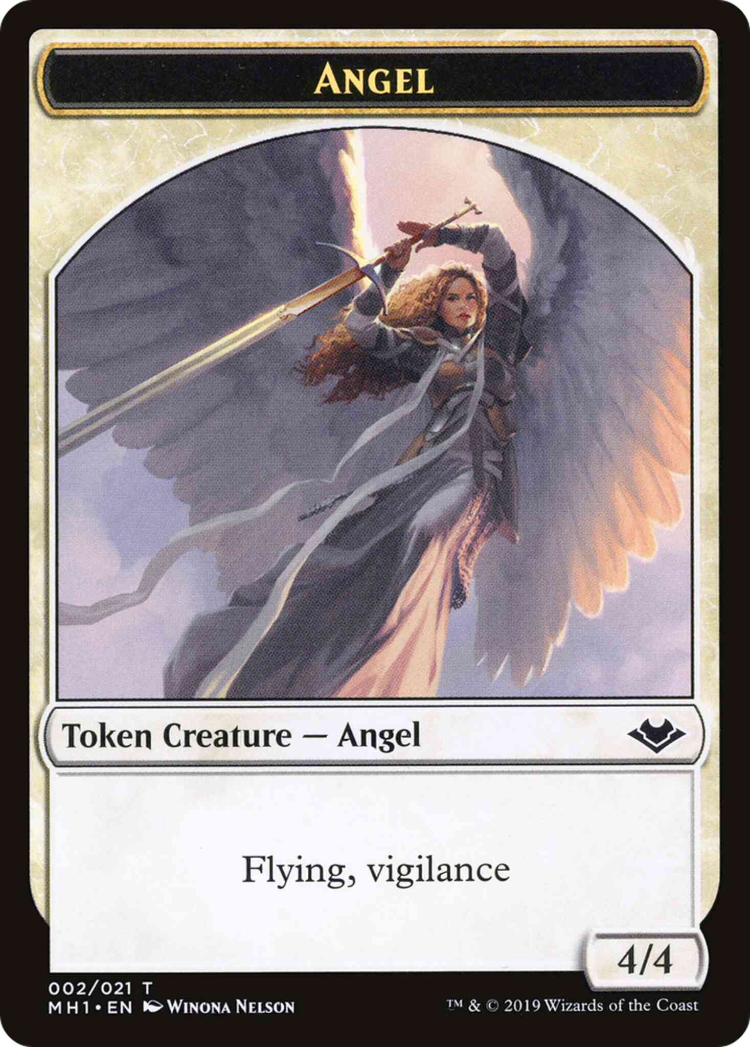 Angel Token (02) // Shapeshifter Token (01) [Modern Horizons Tokens] [Non-Foil]