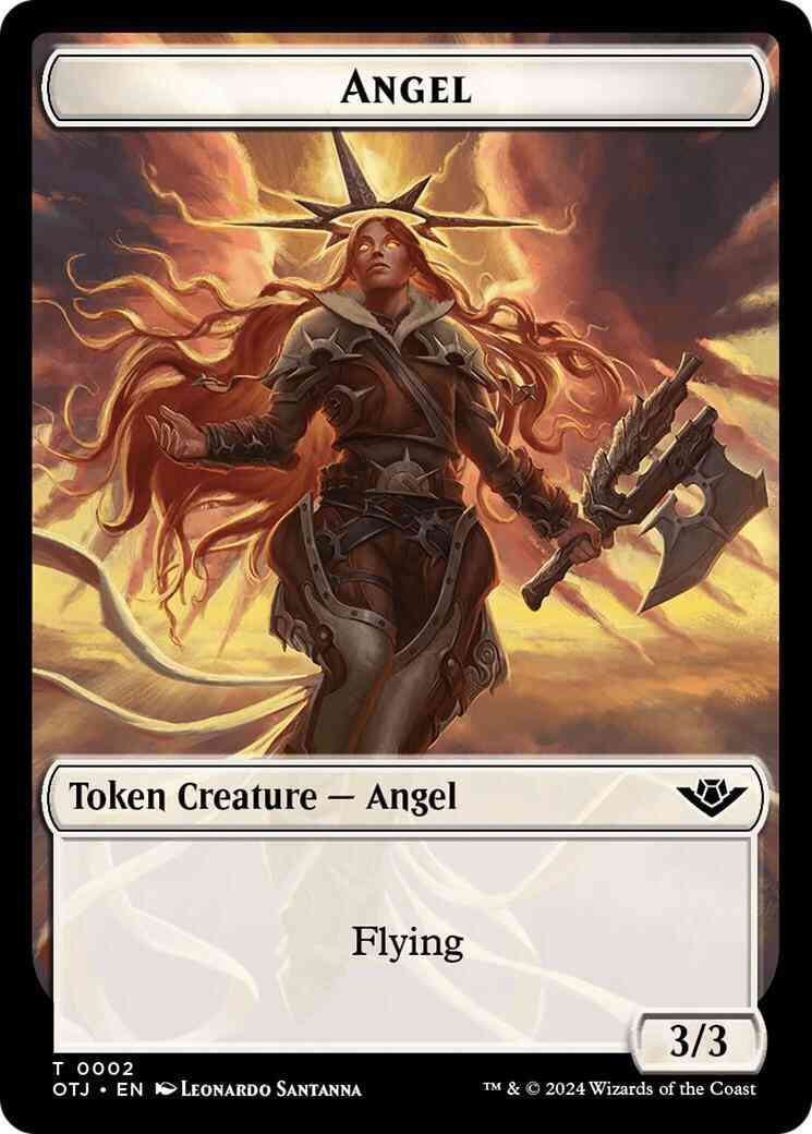 Angel Token [02] [Outlaws of Thunder Junction: Tokens] [Non-Foil]