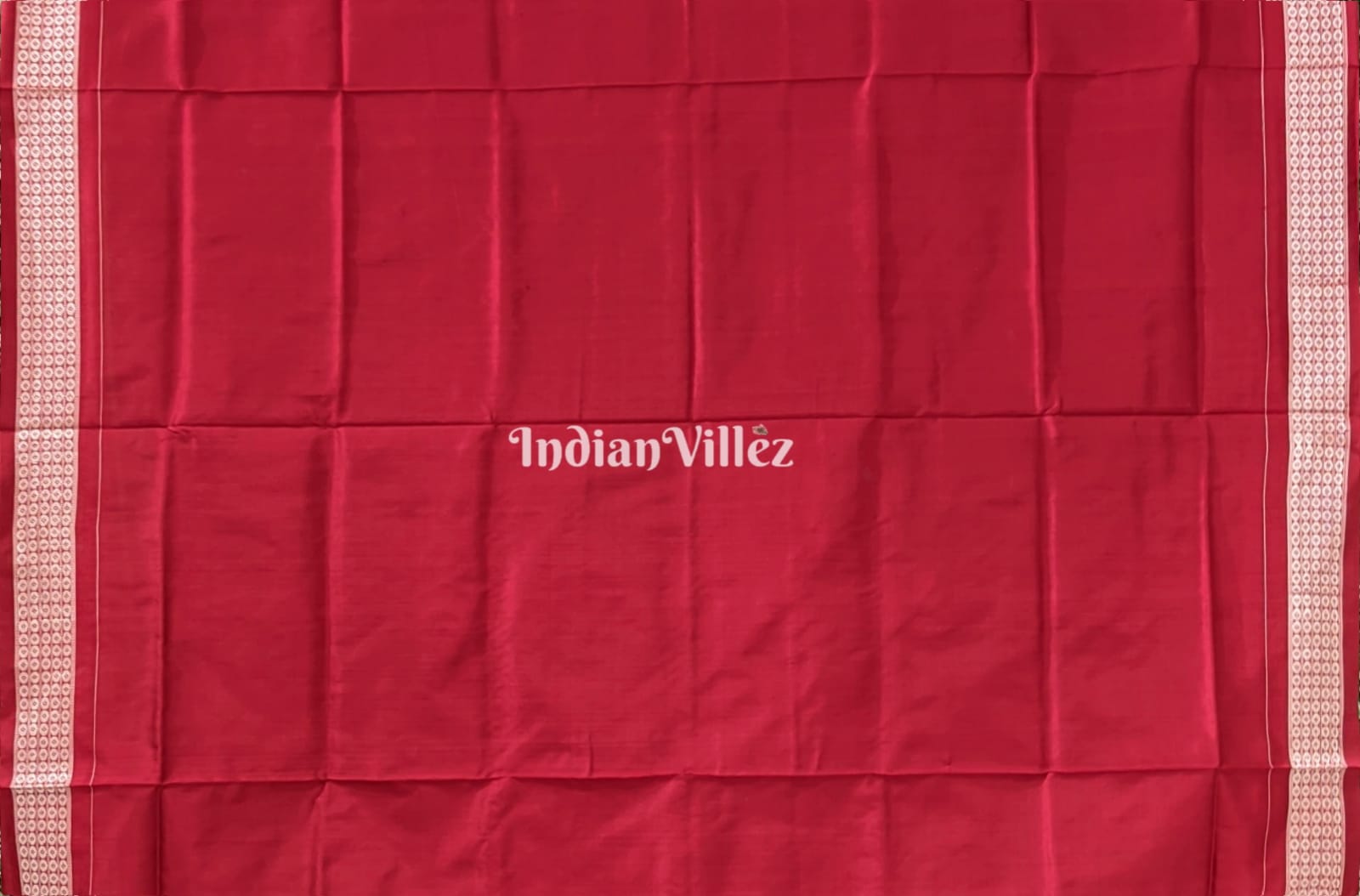 Wine Red Pasapali Theme Sambalpuri Silk Saree