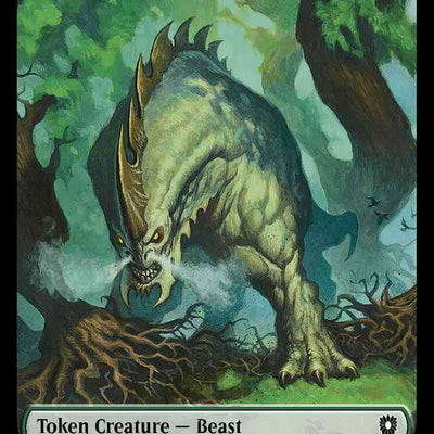 Beast Token (25) // Cat Token (26) [Bloomburrow: Commander: Tokens] [Non-Foil]