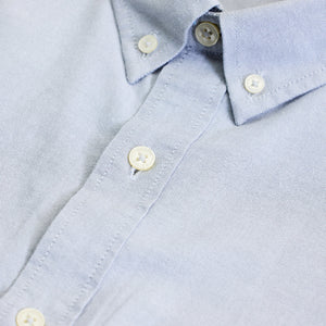 Light Grey Button Down Regular Fit Shirt