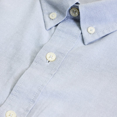 Light Grey Button Down Regular Fit Shirt