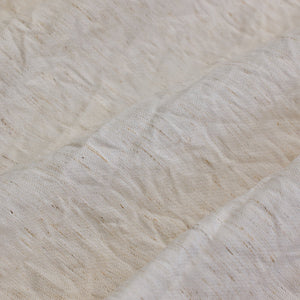 Cream Box Fit Linen Blend Shirt