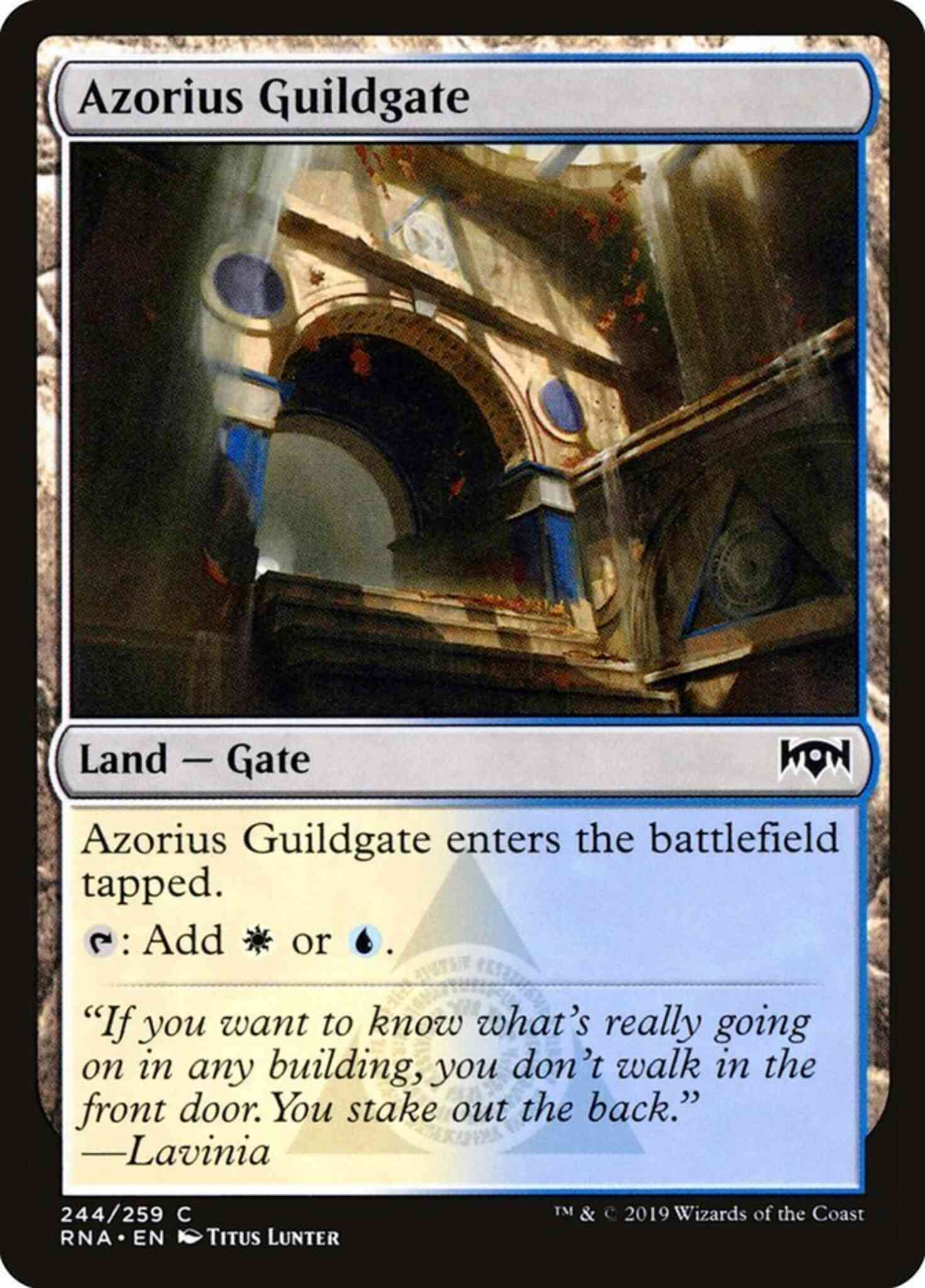 Azorius Guildgate [244] [Ravnica Allegiance] [Non-Foil]