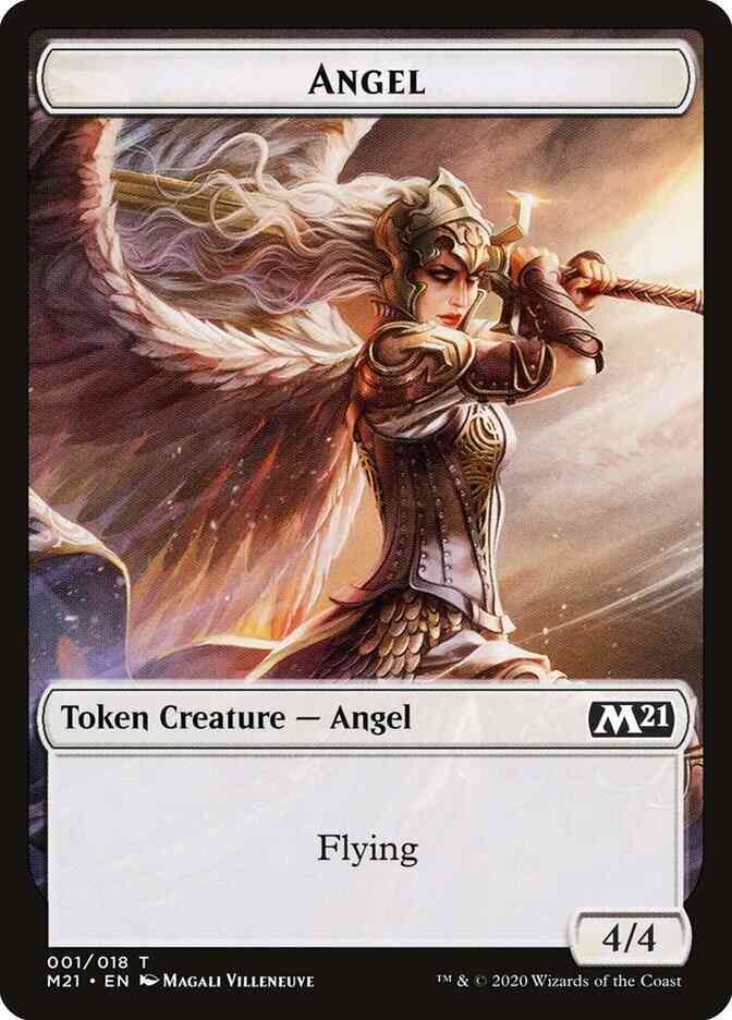 Angel Token [01] [Core Set 2021 Tokens] [Non-Foil]
