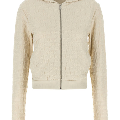 Off White Terry Off Sweatshirt
