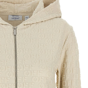 Off White Terry Off Sweatshirt