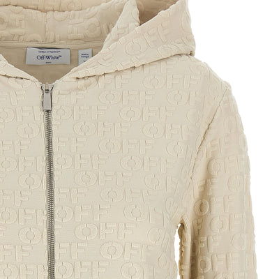 Off White Terry Off Sweatshirt