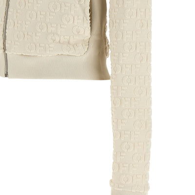 Off White Terry Off Sweatshirt