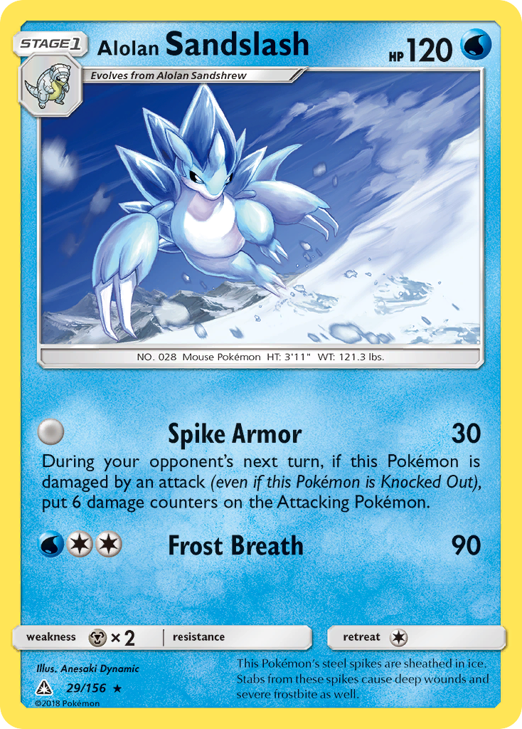 Alolan Sandslash - 29/156 - Rare