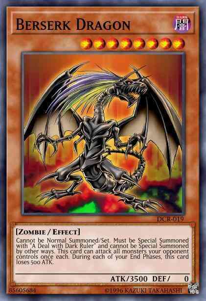 Berserk Dragon - DCR-019 - Super Rare - Unlimited