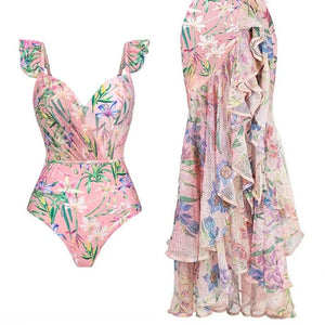 Hubo Spritzer Swimsuit with Ruffled Skirt