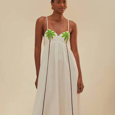 Palm Breezy Summer Dress
