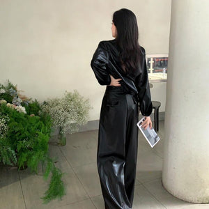 Biro Leather Premium Coord Set - 2