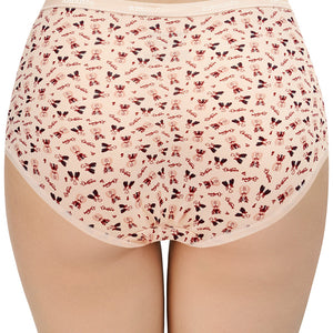 Print High Rise Full Brief Panties (Pack of 3)