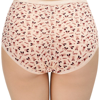 Print High Rise Full Brief Panties (Pack of 3)