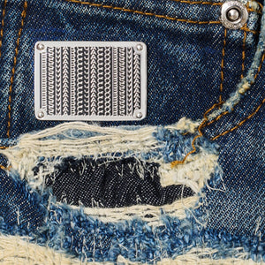Marc Jacobs The Rip And Repair Straight Jean Jeans