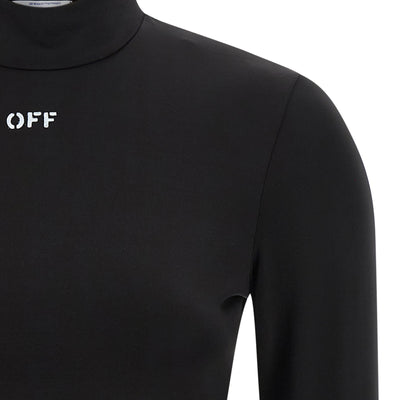 Off White Off Stamp Crop Top